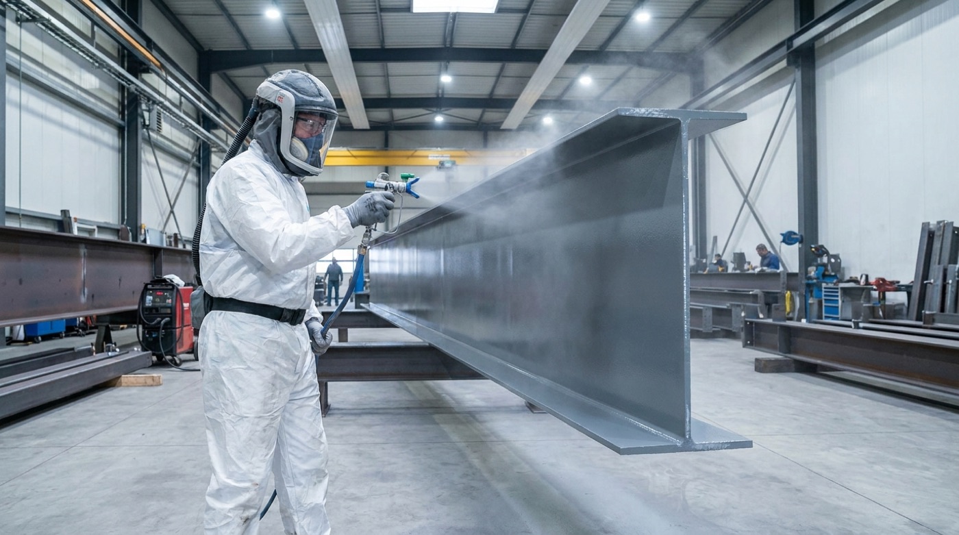 Structural steel coating