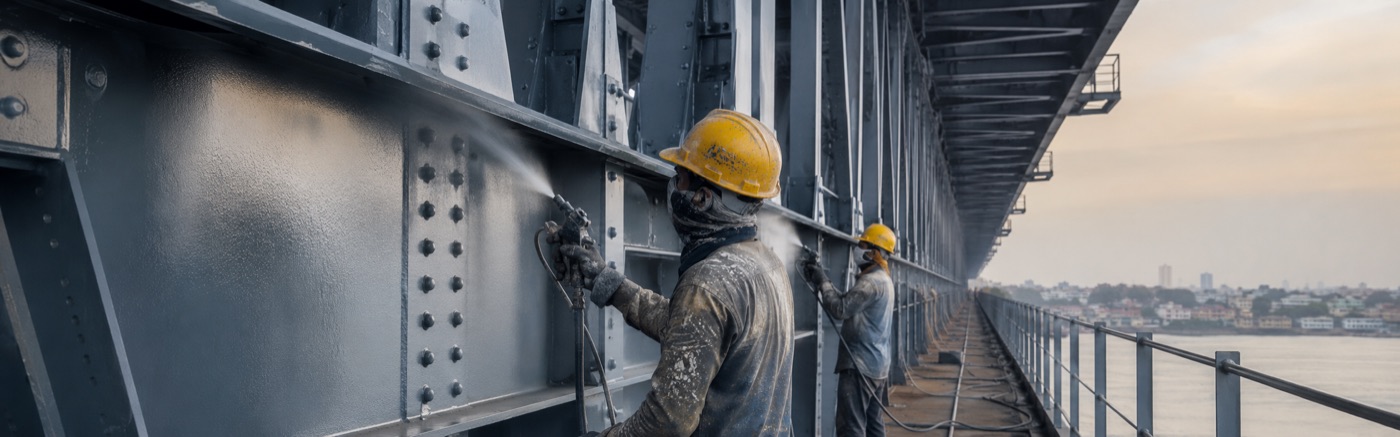 Industrial coating application