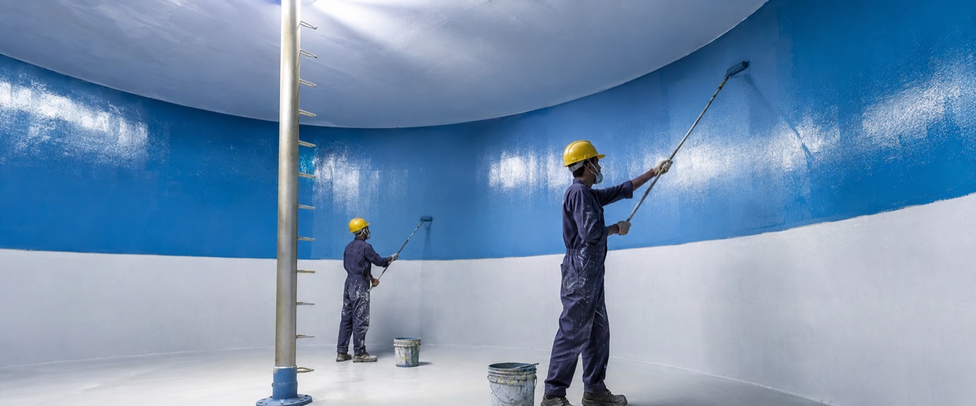 Potable water tank lining